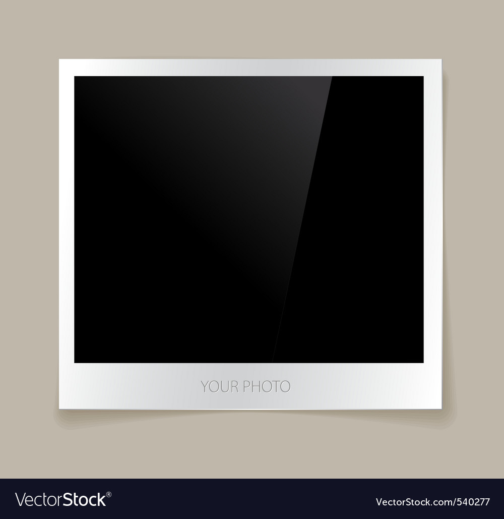 Empty photo Royalty Free Vector Image - VectorStock