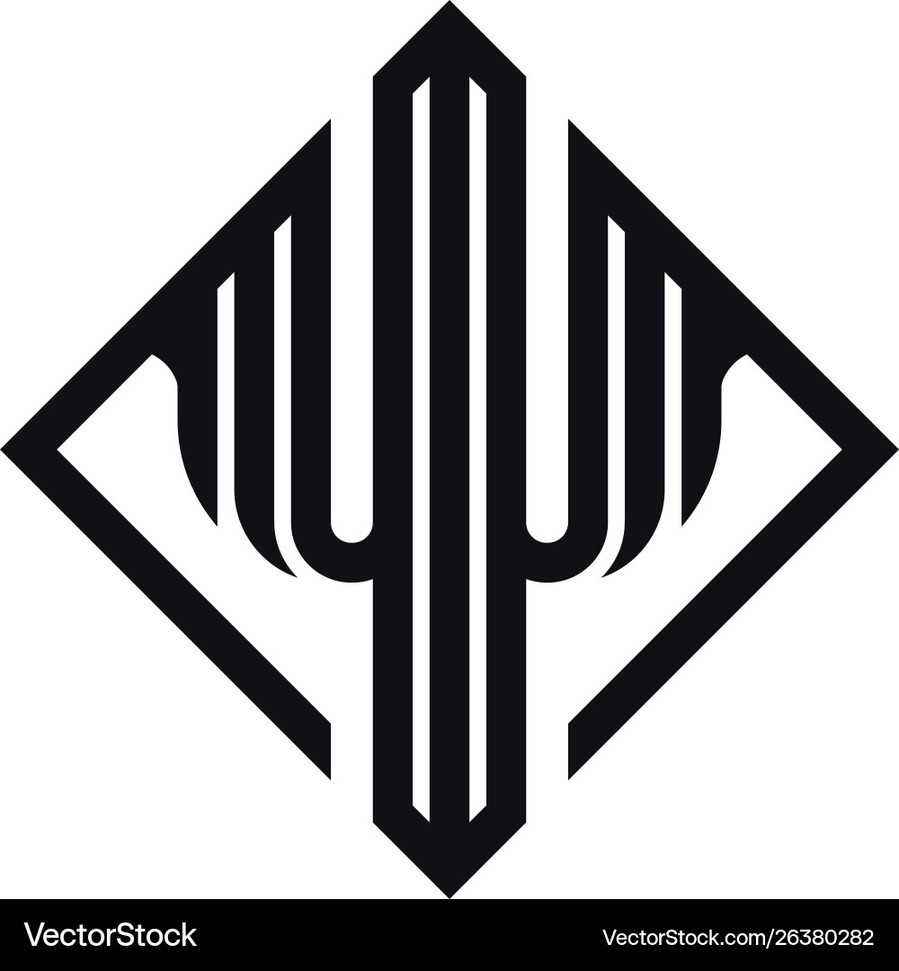 Abstract logo template Royalty Free Vector Image