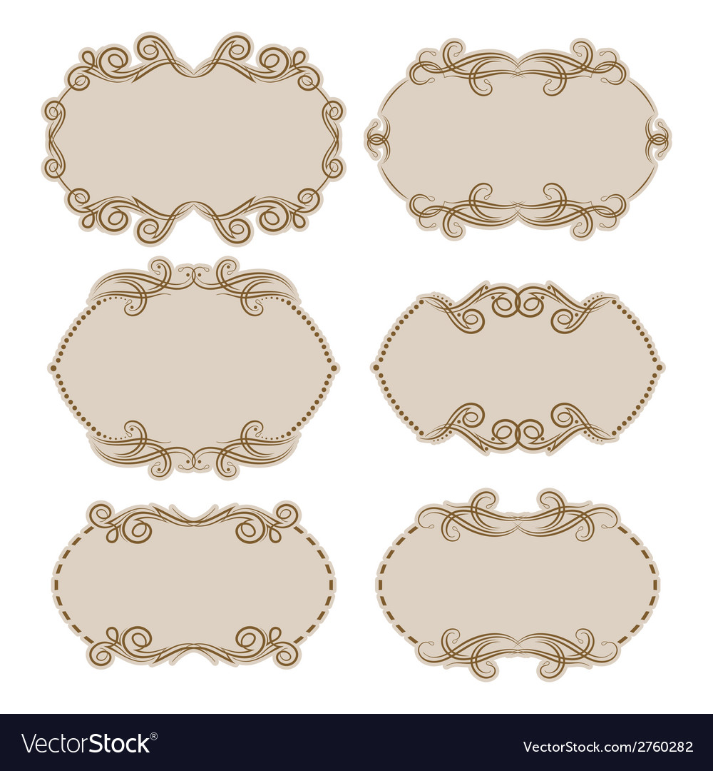 Decorative frame Royalty Free Vector Image - VectorStock