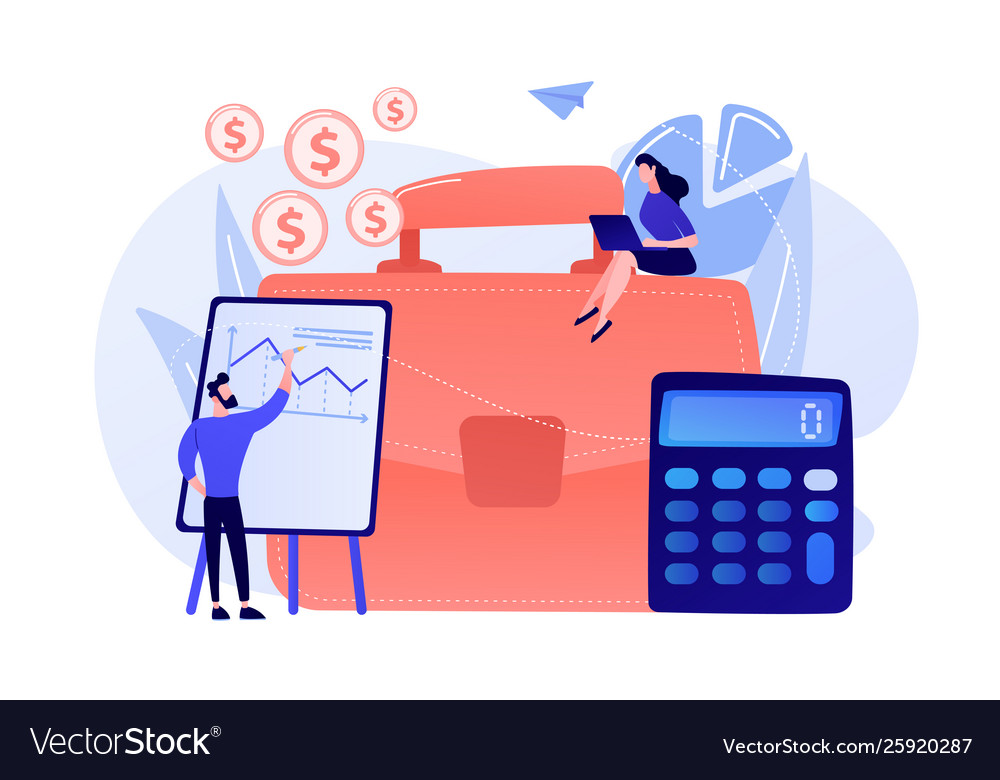 Accounting concept Royalty Free Vector Image - VectorStock