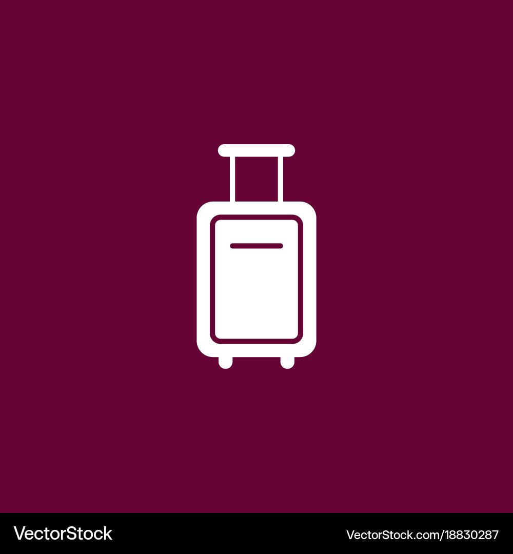 Baggage icon simple Royalty Free Vector Image - VectorStock