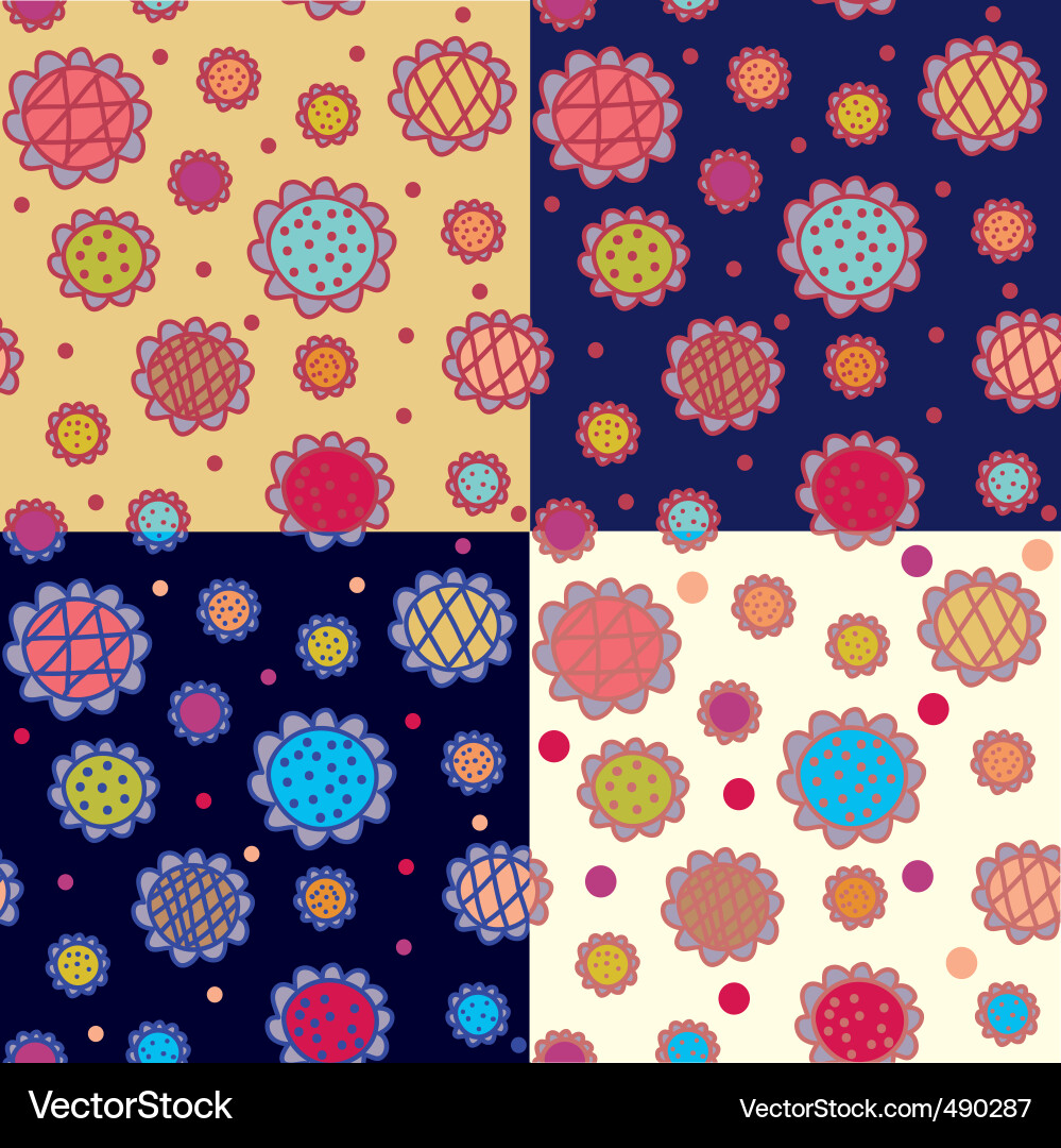 Flowers set Royalty Free Vector Image - VectorStock