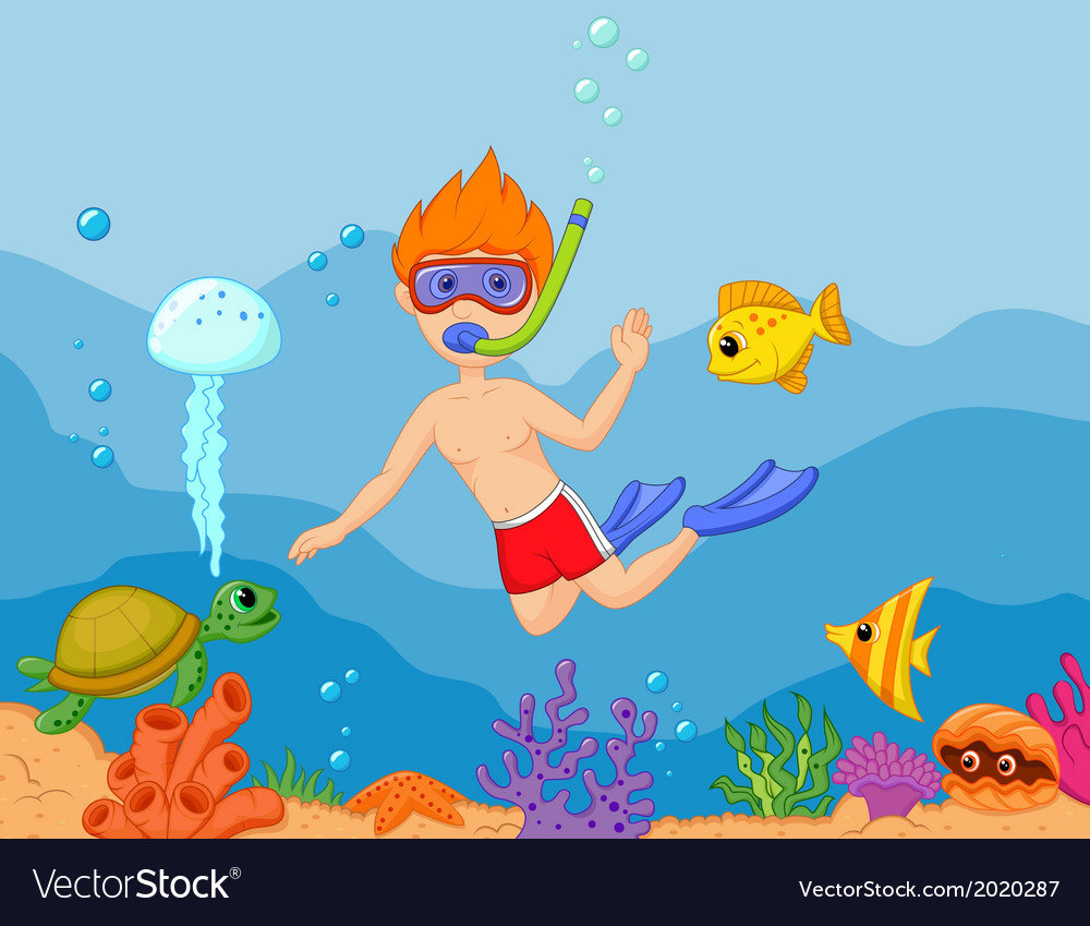 Snorkel Cartoon Images