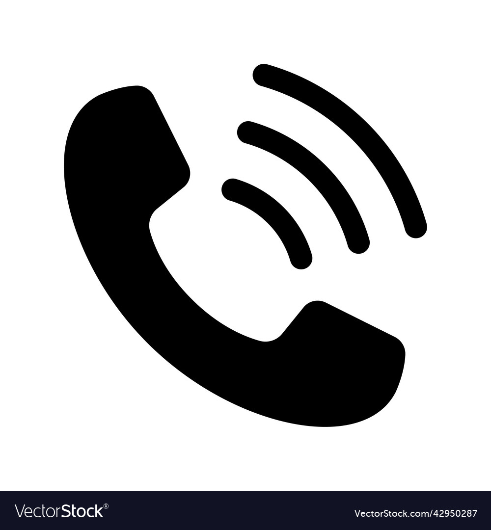 Telephone and communication icon phone call Vector Image