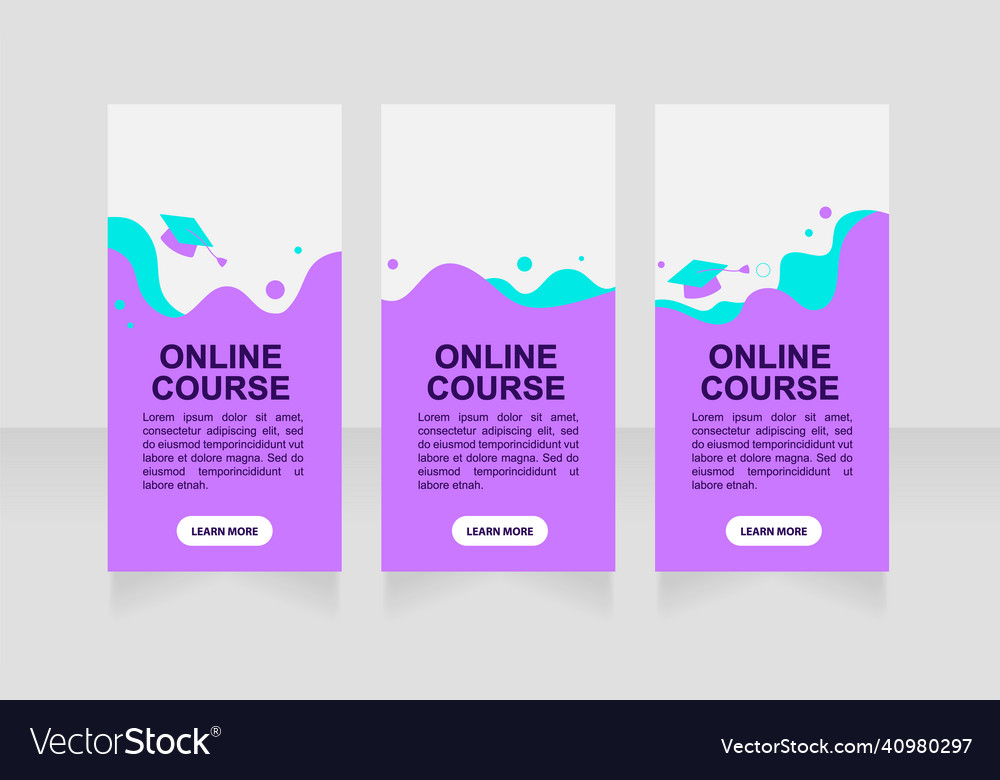 Programmer online course web banner design Vector Image