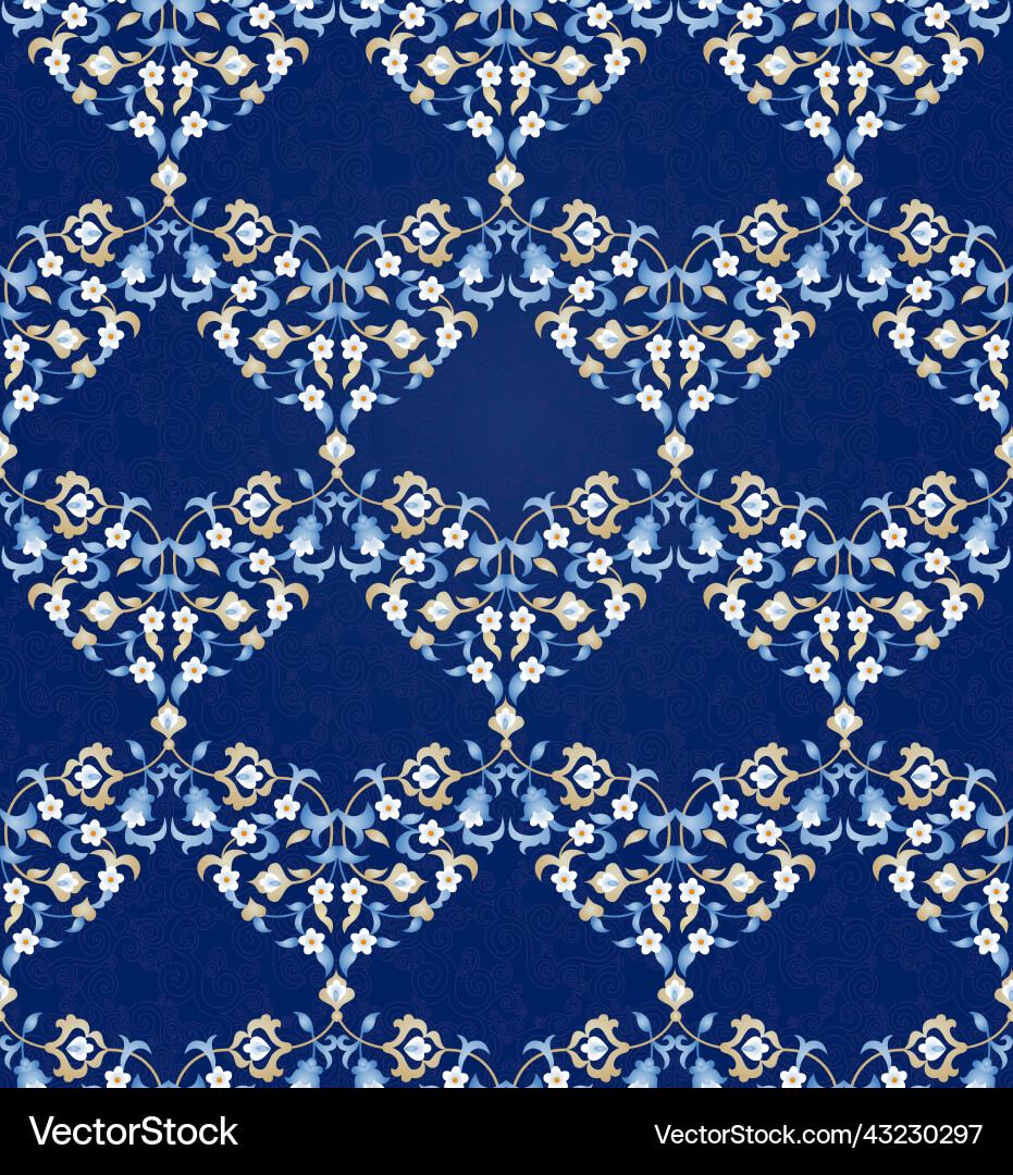 Seamless pattern element in eastern style Vector Image
