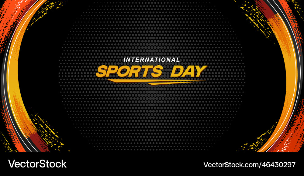 Sports banner background Royalty Free Vector Image