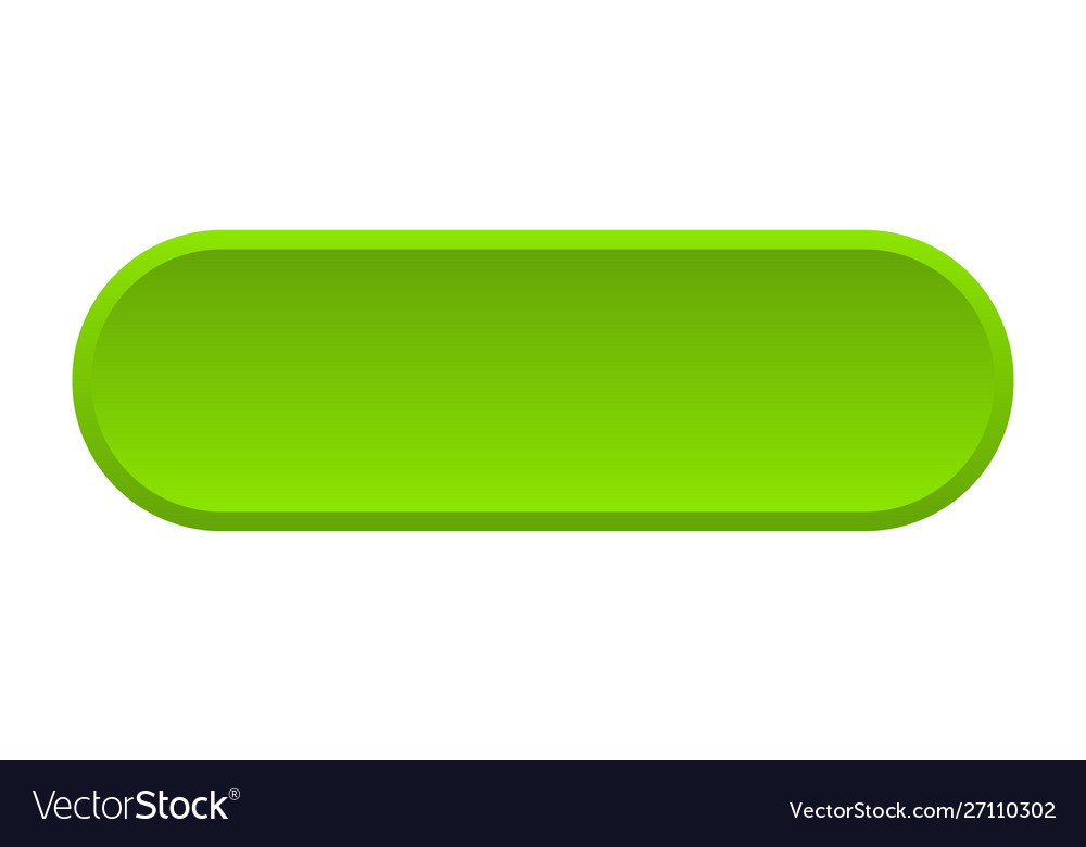 Blank Button Rounded Green Sign Royalty Free Vector Image