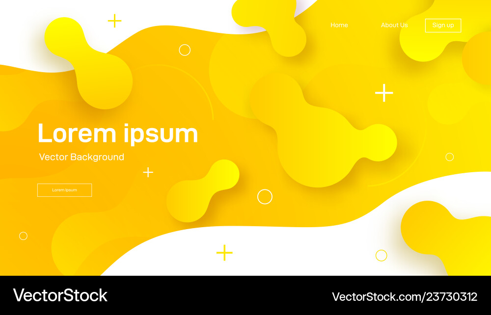 Liquid dynamic background Royalty Free Vector Image