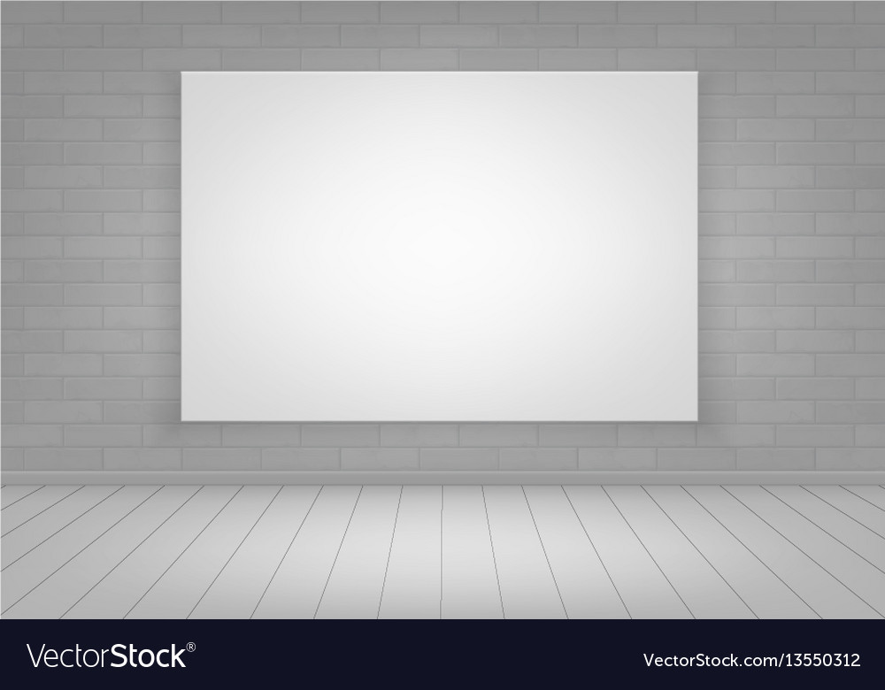 Vector empty. Empty poster.