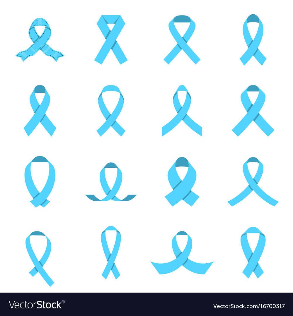 prostate cancer awareness symbols royalty free vector image