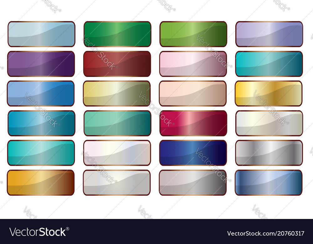 Web button bases Royalty Free Vector Image - VectorStock