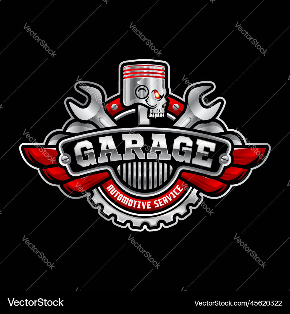Auto garage and repair logo design template Vector Image