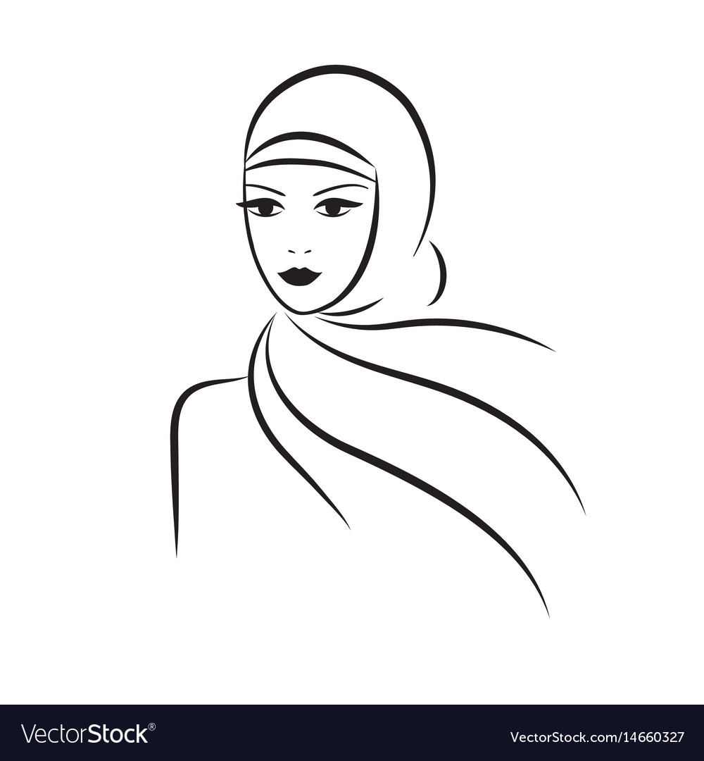 Download Muslim woman Royalty Free Vector Image - VectorStock