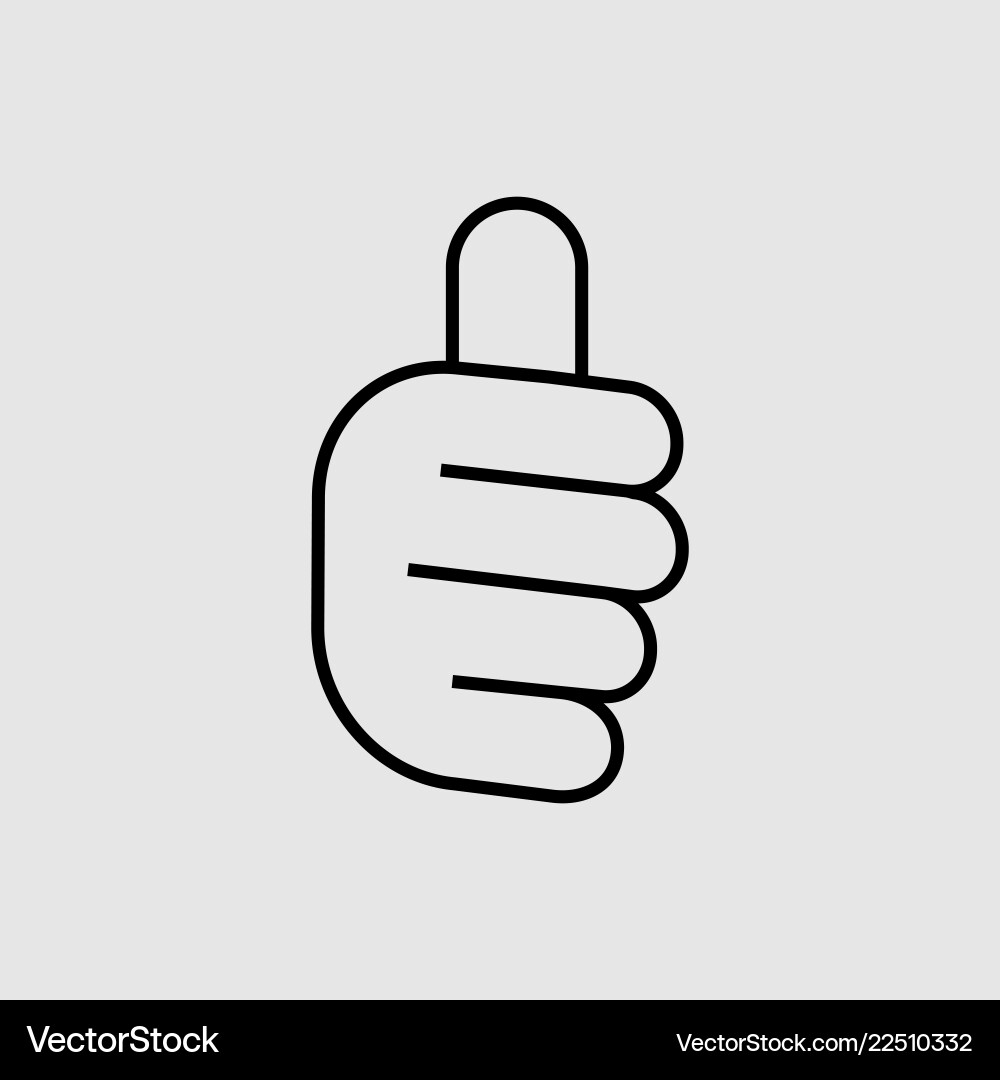 Icon - like Royalty Free Vector Image - VectorStock