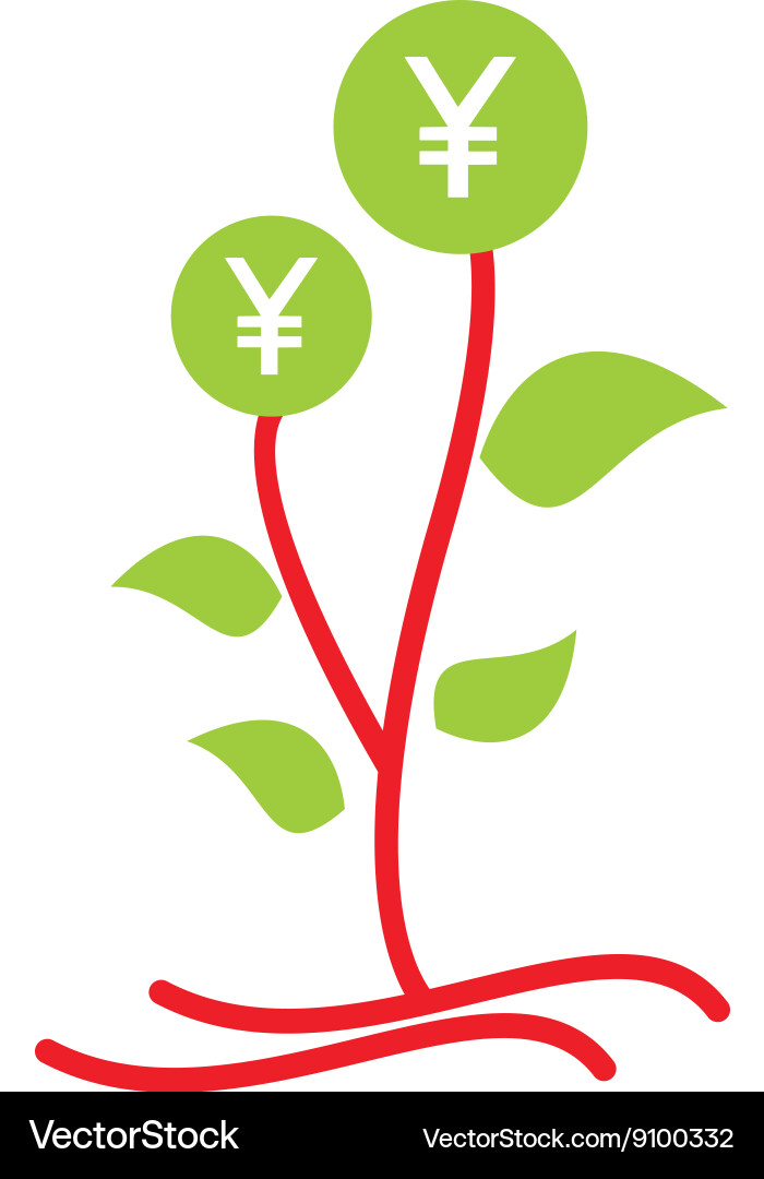 Money tree Royalty Free Vector Image - VectorStock