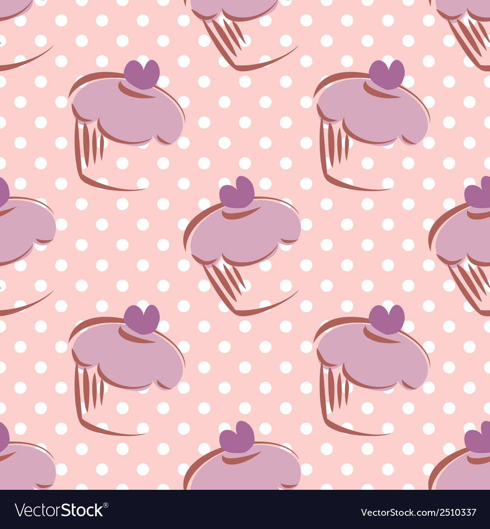 Seamless lavender pattern or tile background Vector Image