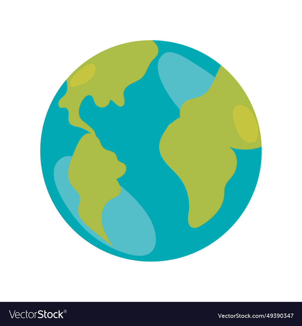 Earth globe Royalty Free Vector Image - VectorStock