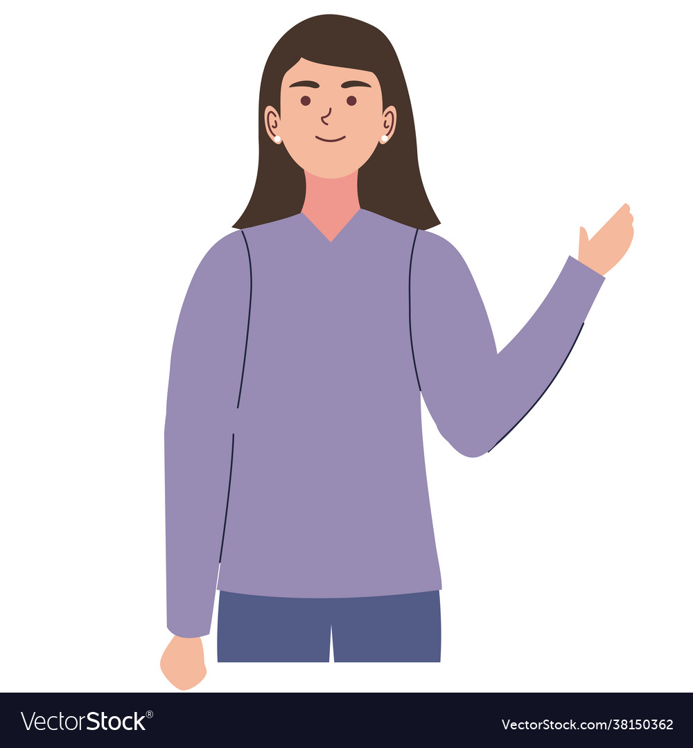 Isolated woman avatar Royalty Free Vector Image