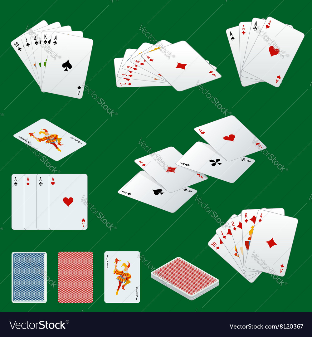 Vector poker cards