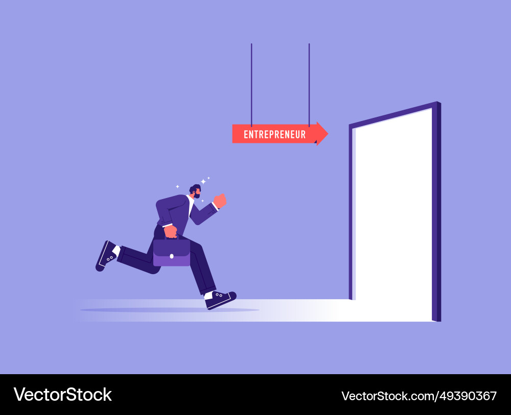 Personal development concept flat Royalty Free Vector Image