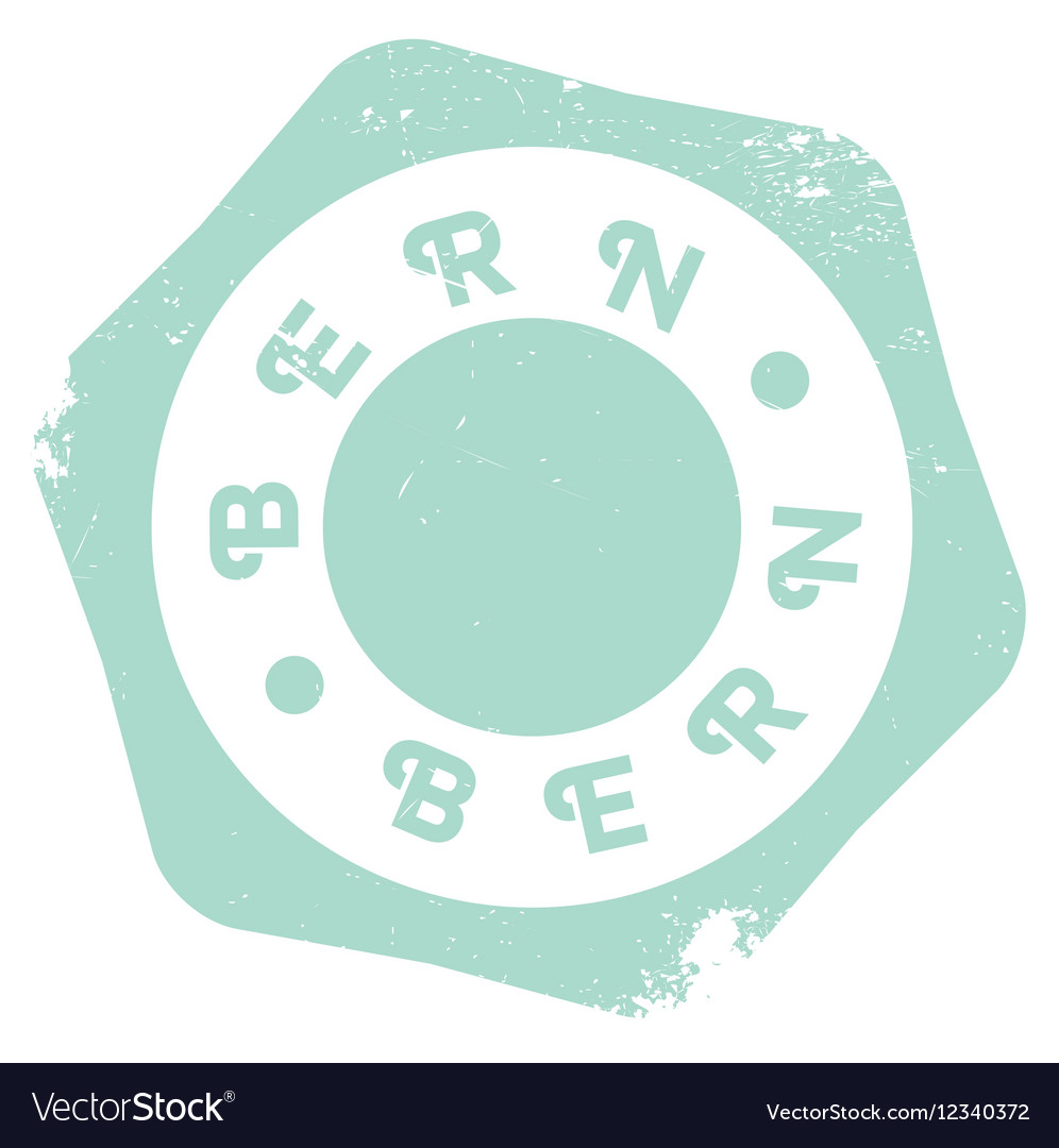 Bern rubber stamp Royalty Free Vector Image - VectorStock