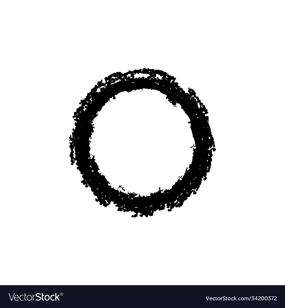 Ink circle grunge Royalty Free Vector Image VectorStock