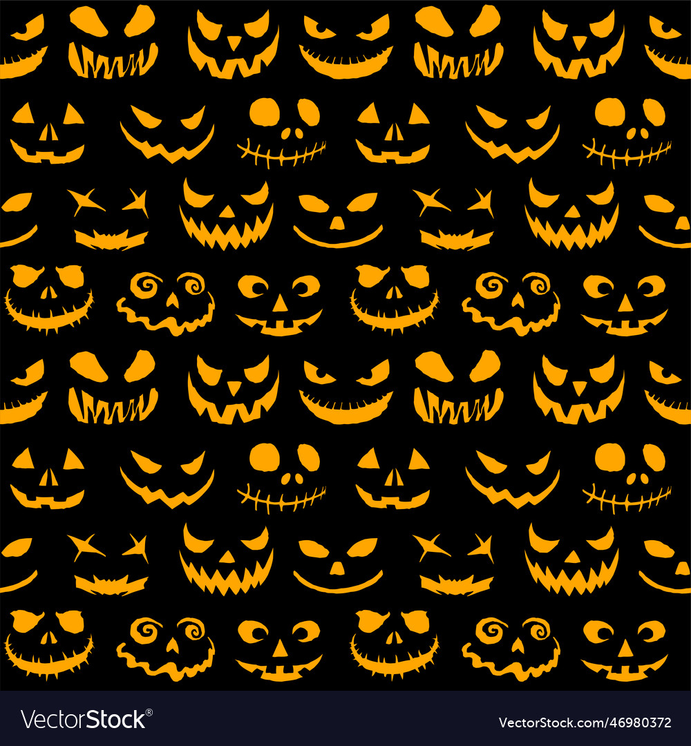 Seamless background for halloween Royalty Free Vector Image