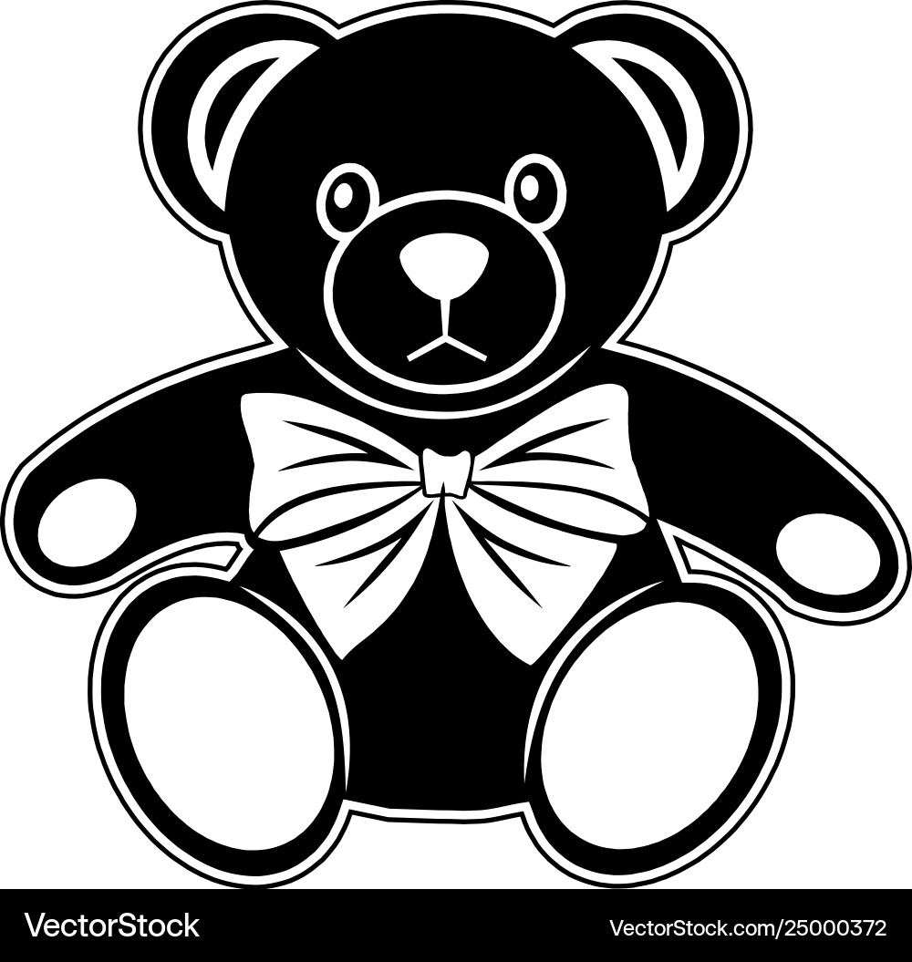Teddy bear Royalty Free Vector Image - VectorStock