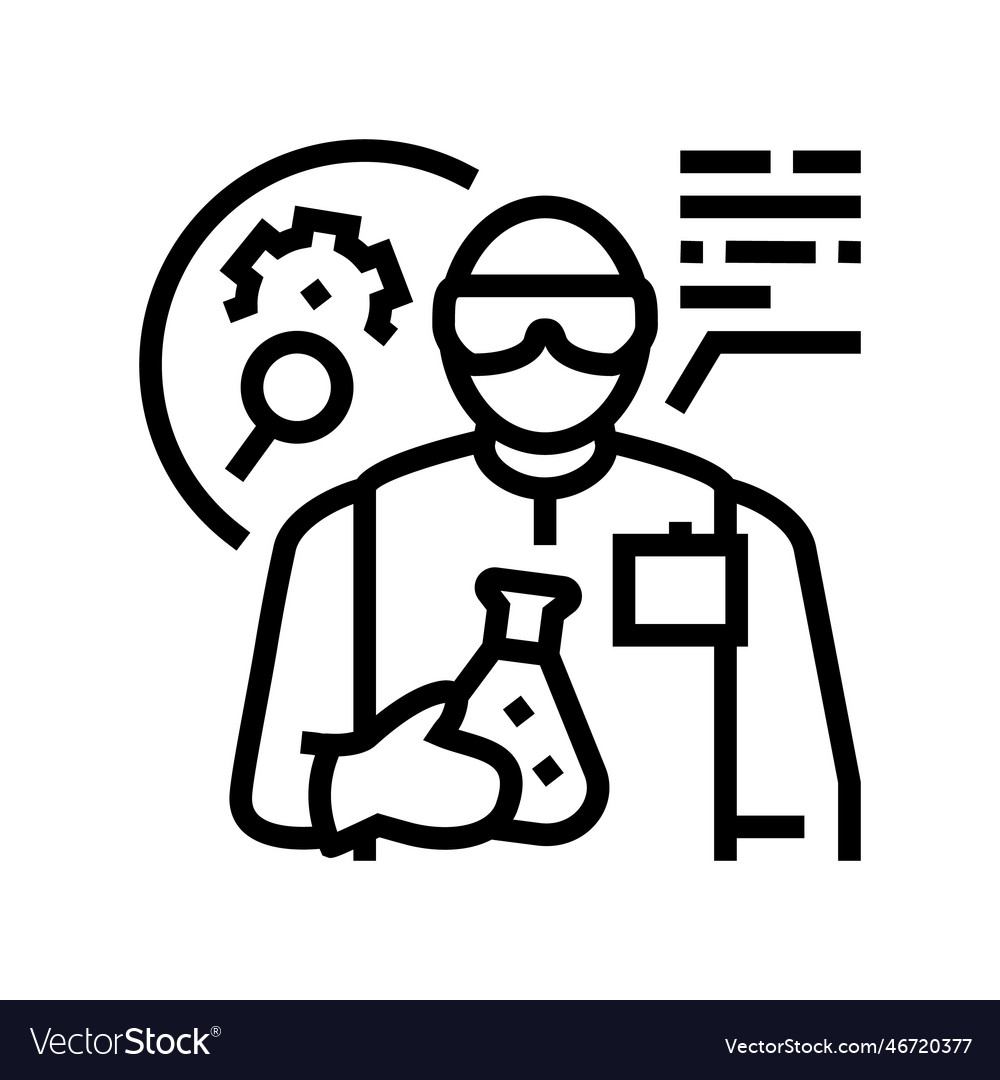 Investigator Scientist Worker Line Icon Royalty Free Vector investigator-scientist-worker-line-icon-royalty-free-vector