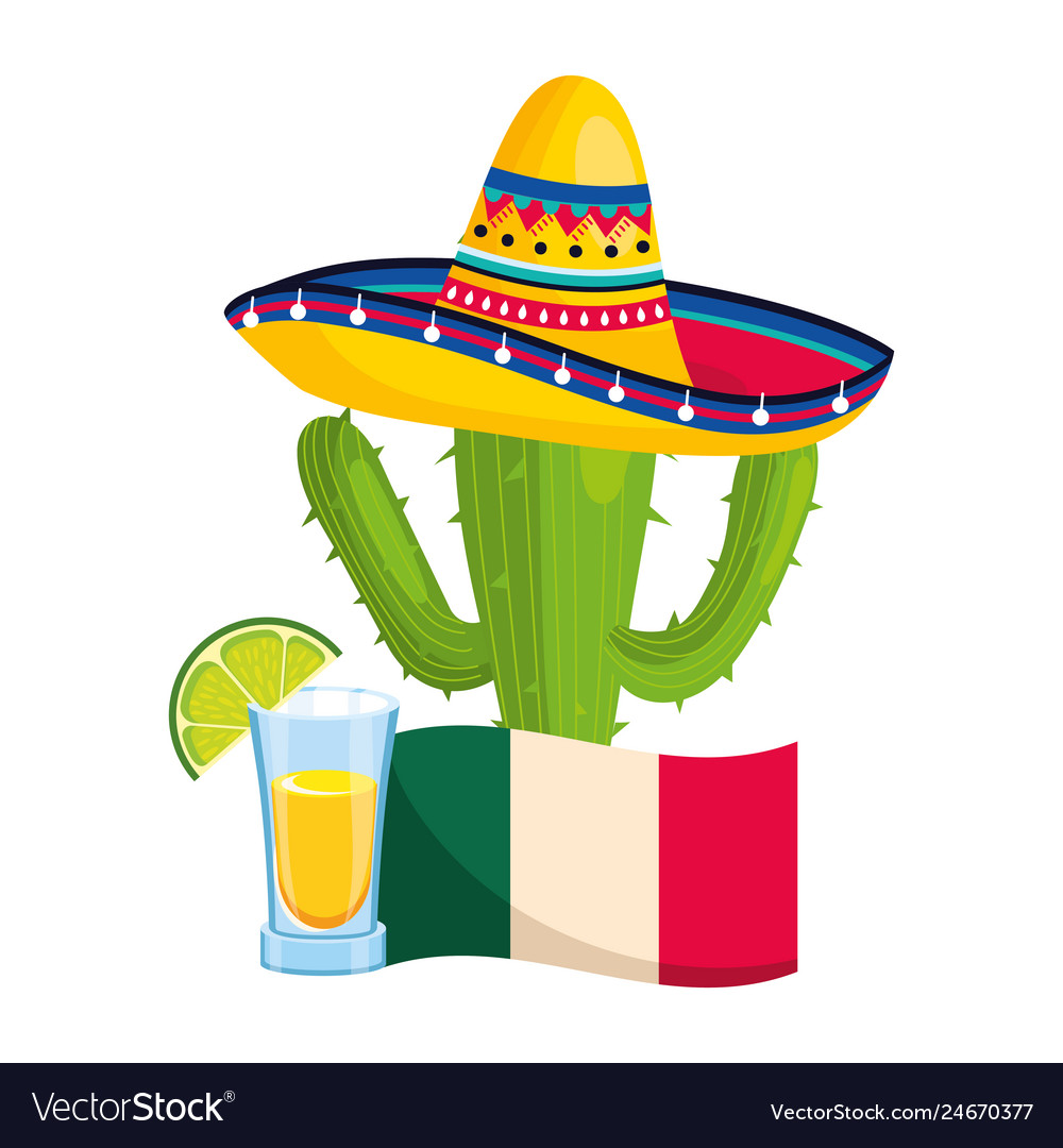 Mexican culture cartoon Royalty Free Vector Image