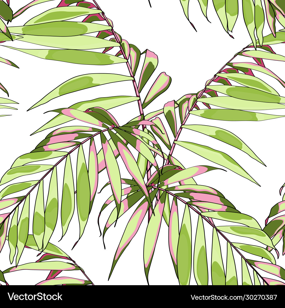 Nature seamless pattern Royalty Free Vector Image
