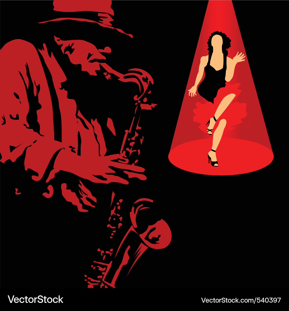 Jazz singer Royalty Free Vector Image - VectorStock