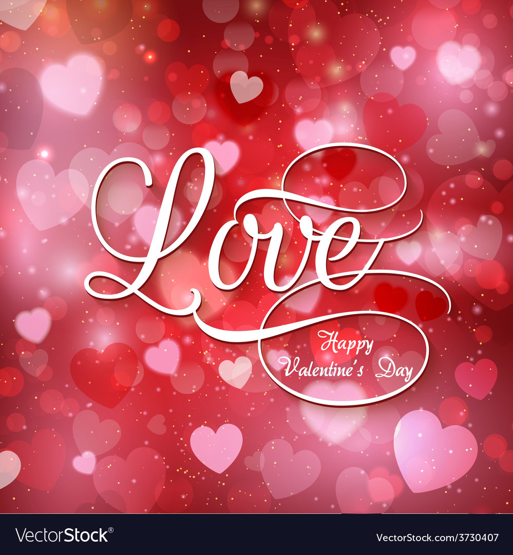 Valentines love background Royalty Free Vector Image