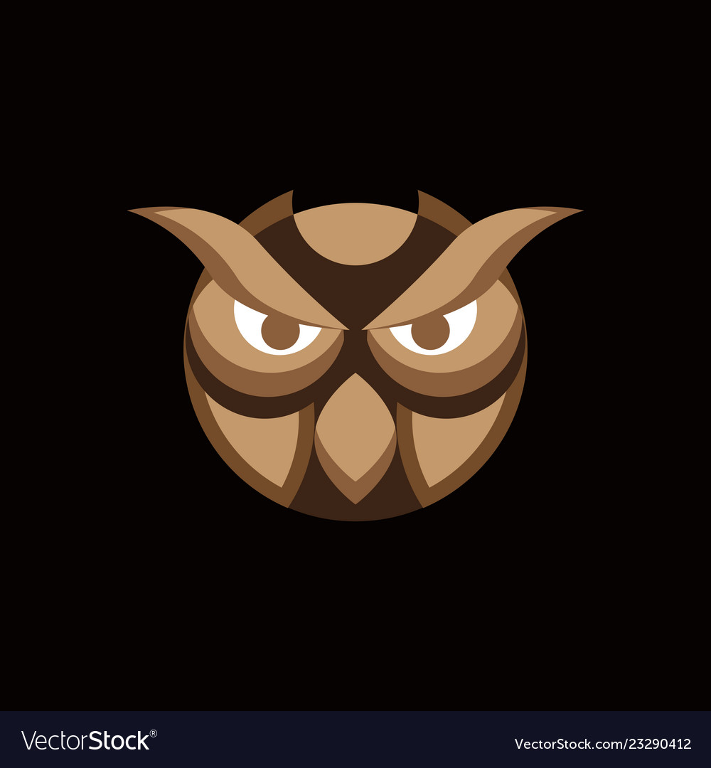 Owl symbol Royalty Free Vector Image VectorStock