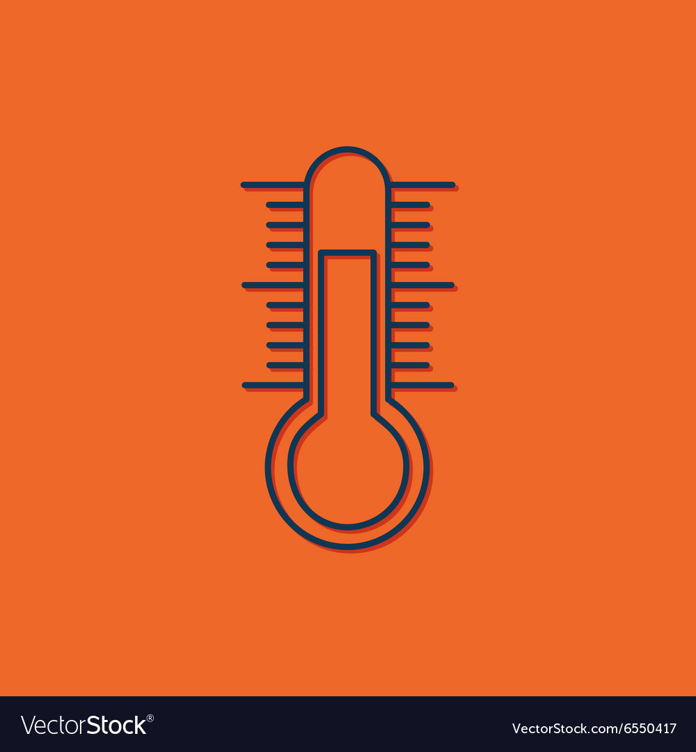 Thermometer icon Royalty Free Vector Image VectorStock