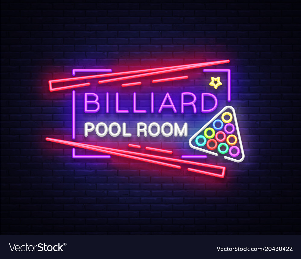 neon sign pool