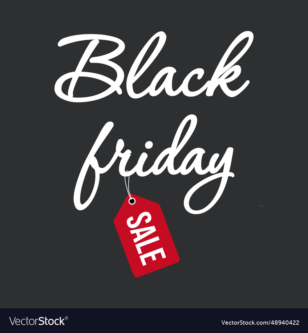 Black friday poster design template Royalty Free Vector