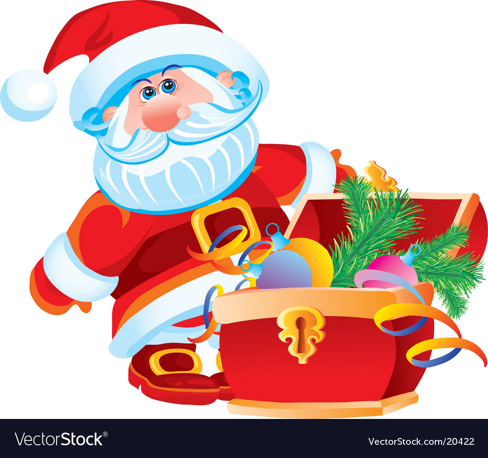 Father christmas Royalty Free Vector Image - VectorStock