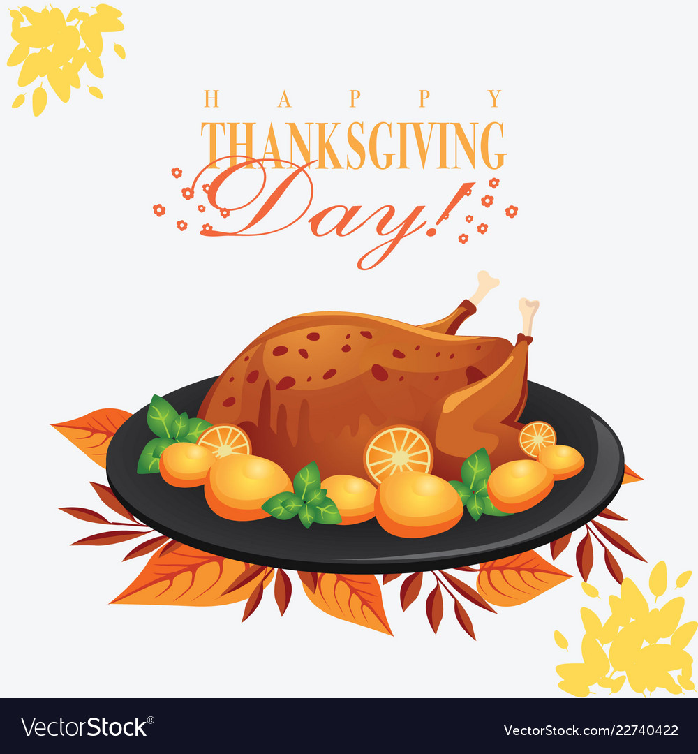 Premium Vector  Thanksgiving day traditional turkey