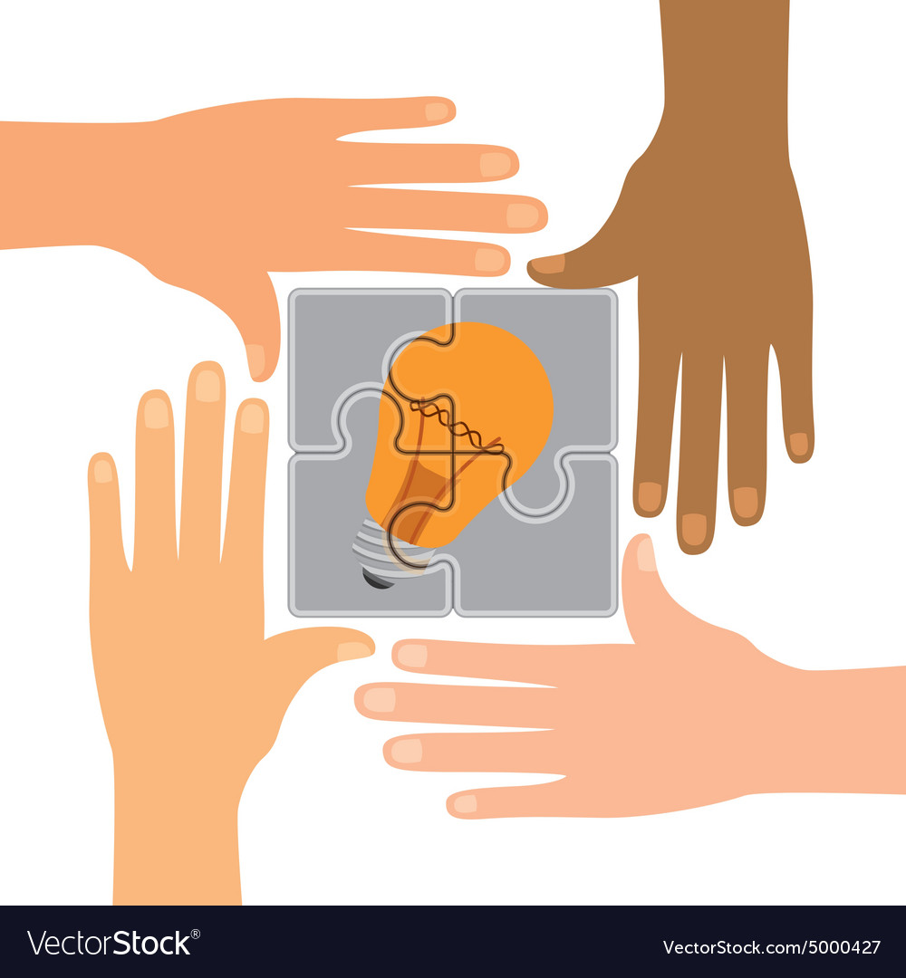 Collaborative design Royalty Free Vector Image