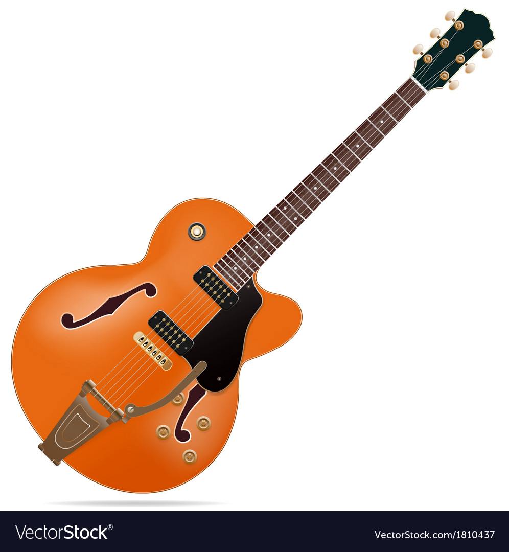 Electric guitar Royalty Free Vector Image - VectorStock