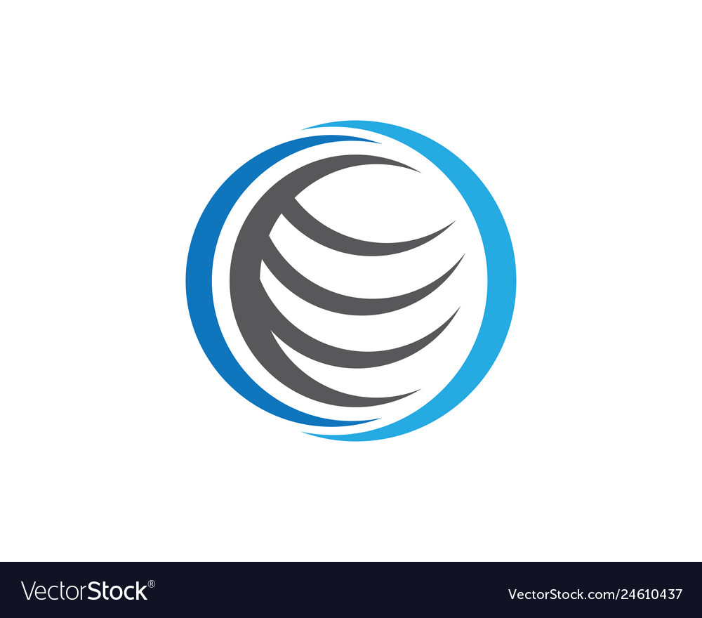 Global icon Royalty Free Vector Image - VectorStock