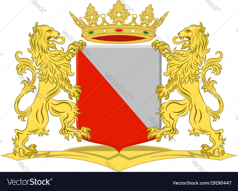 Coat of arms utrecht in netherlands Royalty Free Vector