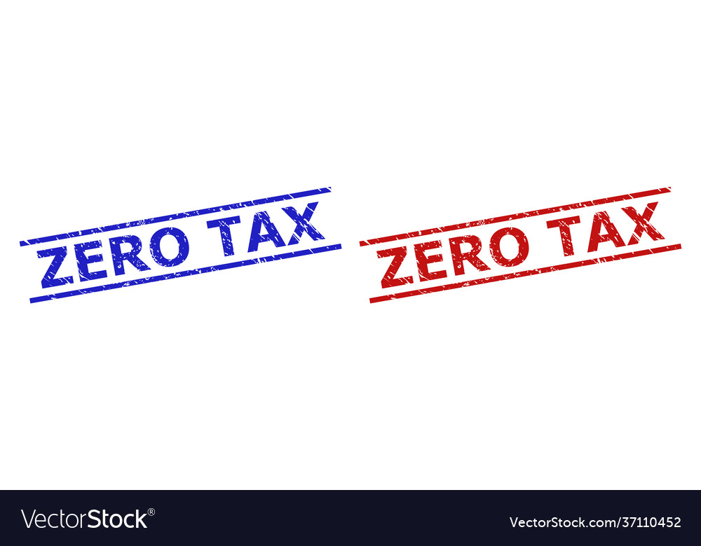 Zero tax stamps with distress surface and parallel