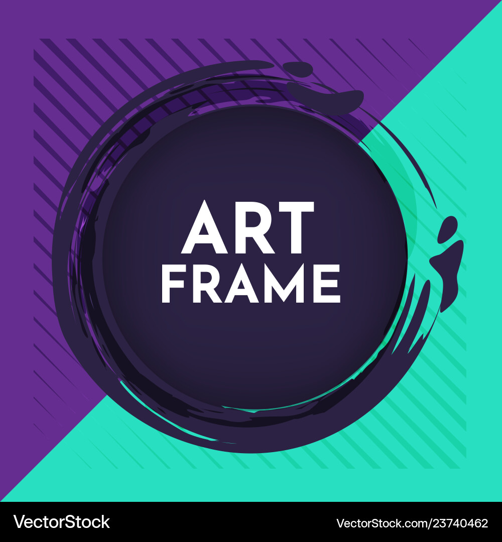 Creative art frame Royalty Free Vector Image - VectorStock