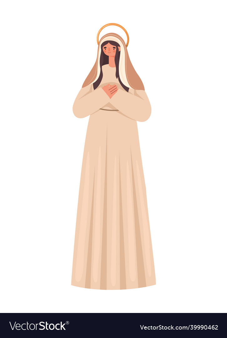 Saint maria Royalty Free Vector Image - VectorStock