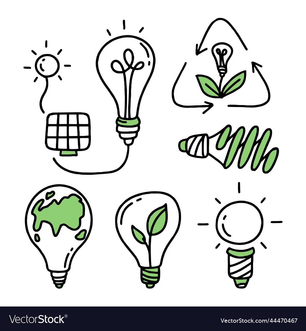 A set of elements co2 concept climate change Vector Image