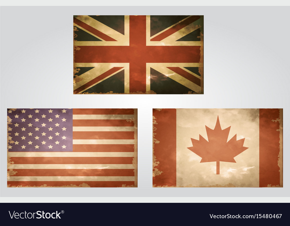 British flag old Royalty Free Vector Image - VectorStock