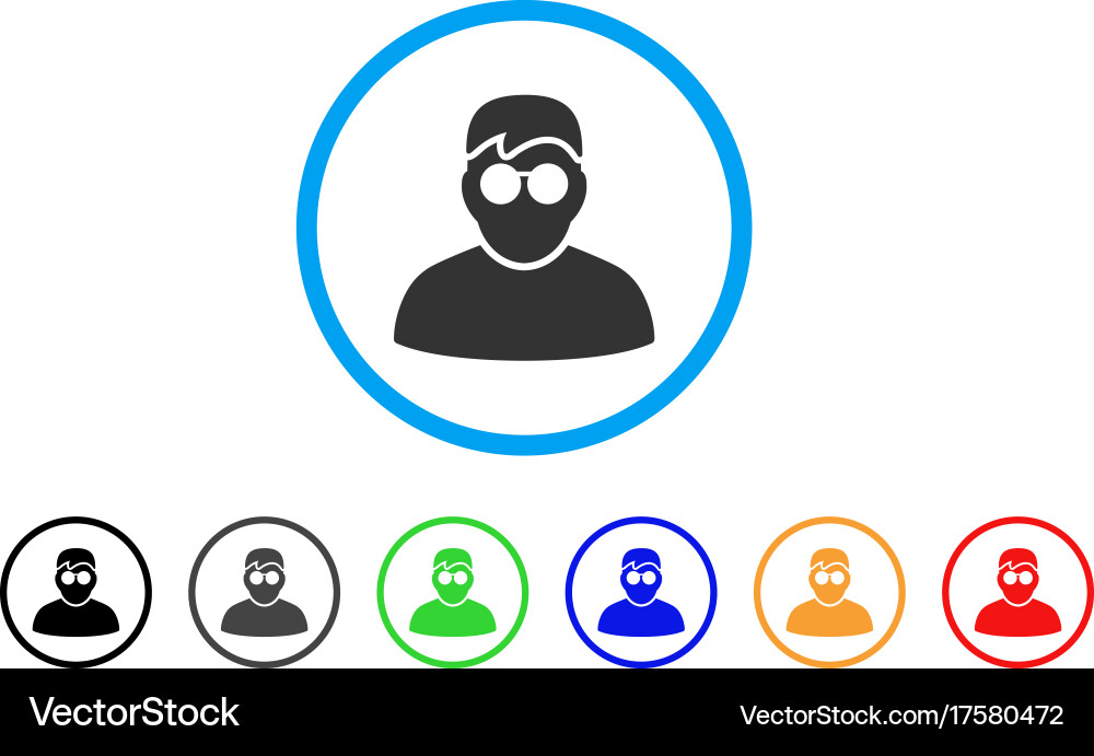 Boy rounded icon Royalty Free Vector Image - VectorStock